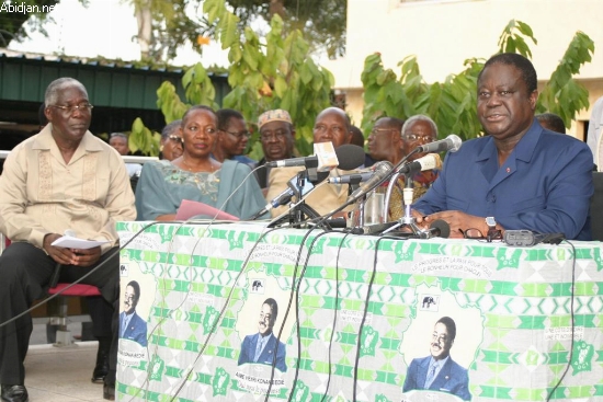 Le président Henri Konan Bédié du Pdci-Rda cité à la barre